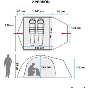 Evolite Excamp 2 Pro Çadır - 4 Mevsim