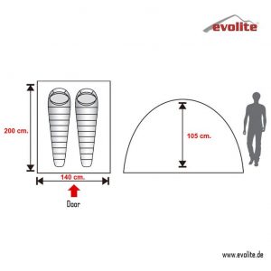 Evolite Trip Mono Dome 2 Kişilik Çadır - Görsel 5