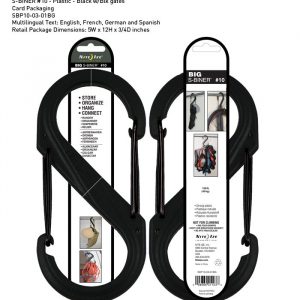 Nite-ize S-Binner Plastik Size 10 Blk/Blk Gate